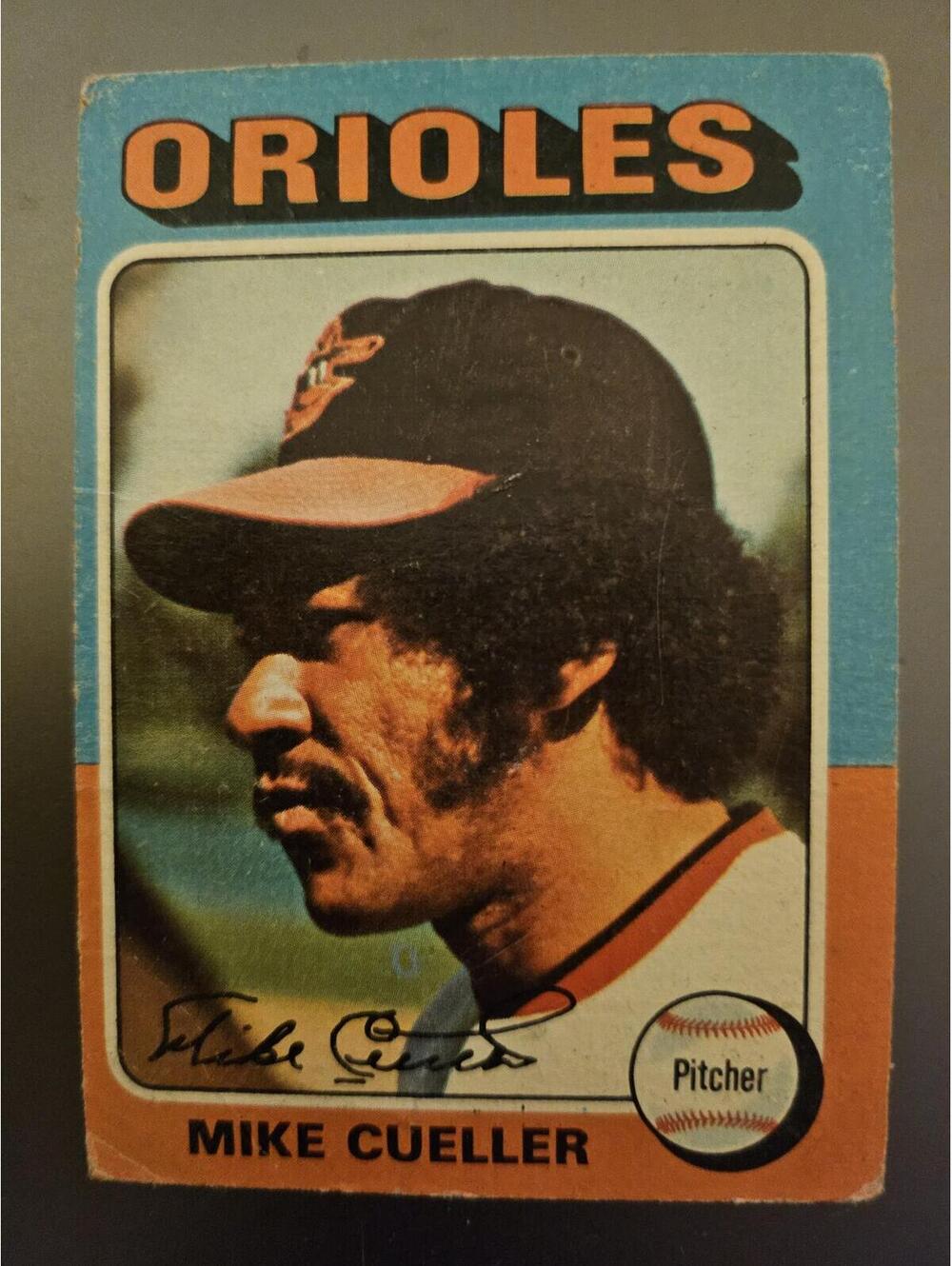 1975 Topps Baseball Card #410 Mike Cuellar - Baltimore Orioles